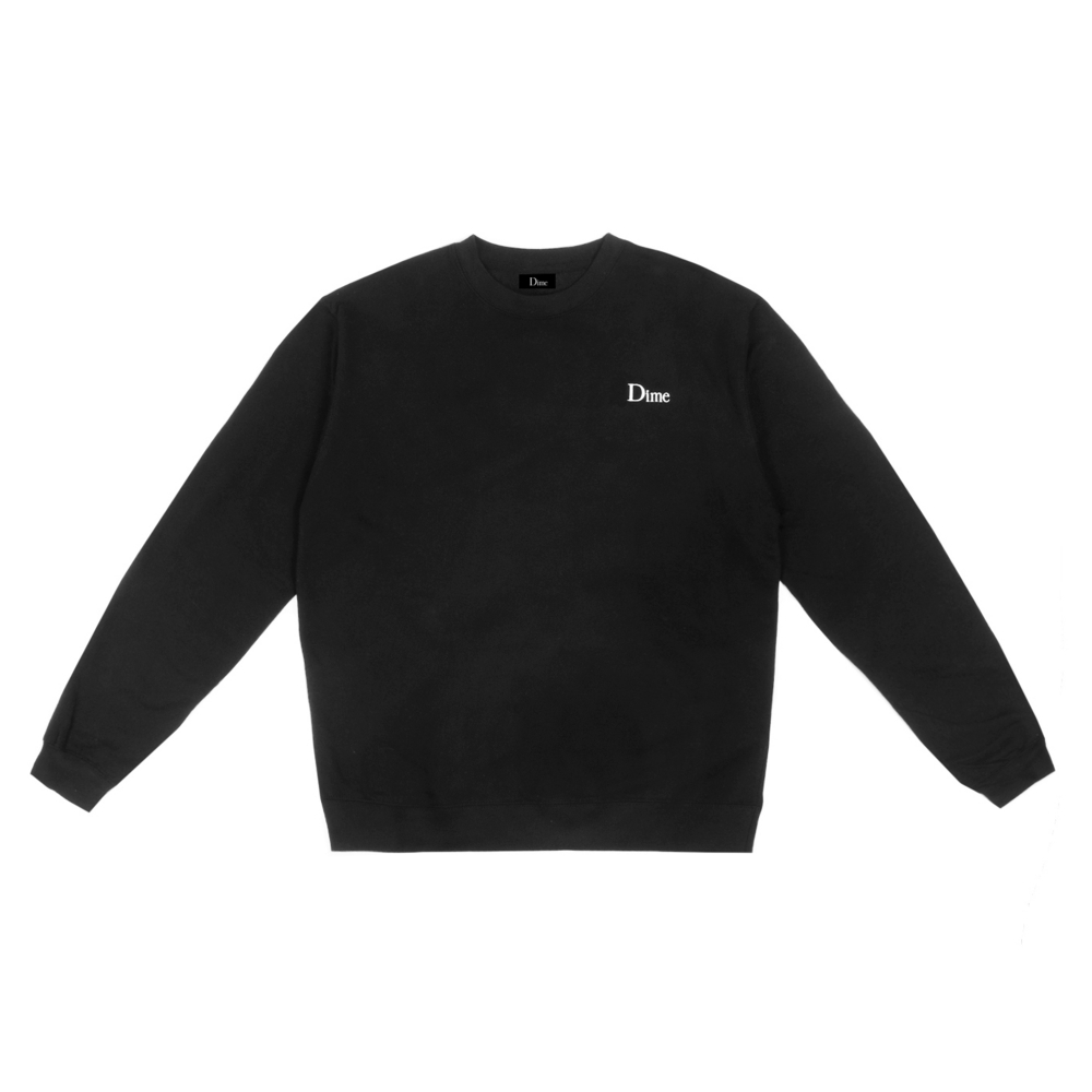 Dime Crew Neck Sweatshirt (Black)