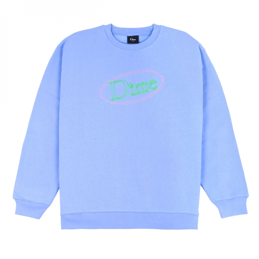 Dime DIMECAD Embroidered Crew Neck Sweatshirt (Carolina Blue)