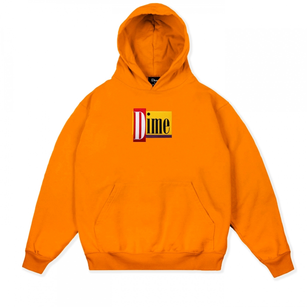 Dime Diner Pullover Hooded Sweatshirt (Orange)