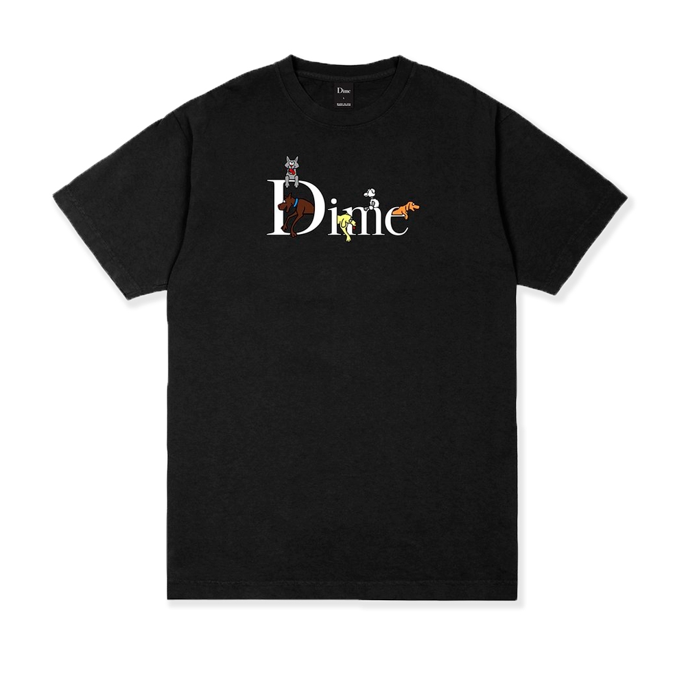 Dime Dog Classic Logo T-Shirt (Black)