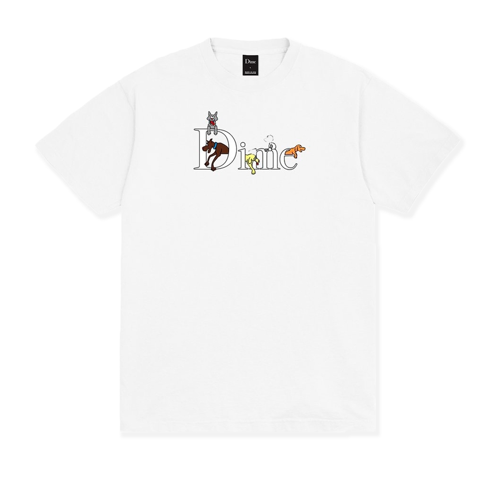 Dime Dog Classic Logo T-Shirt (White)