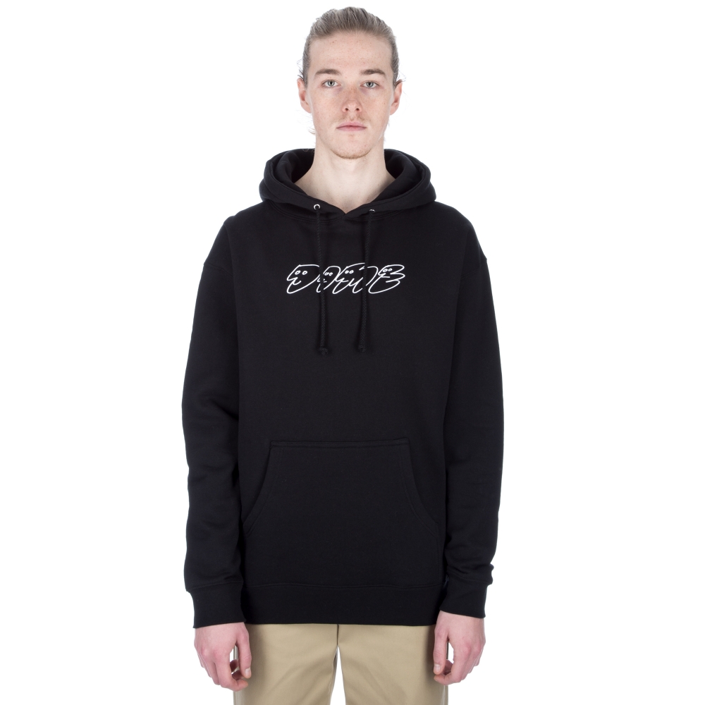 Dime Faces Pullover Hooded Sweatshirt (Black)