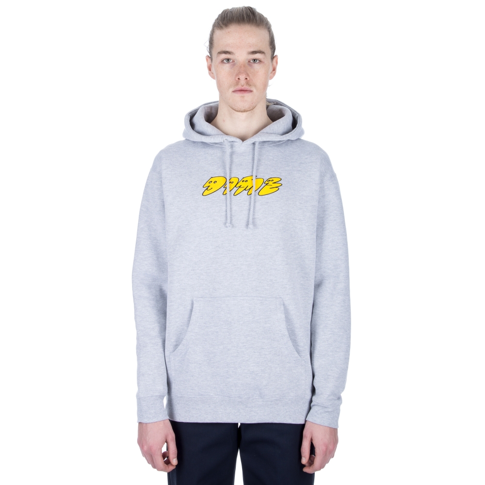 Dime Faces Pullover Hooded Sweatshirt (Heather Grey)