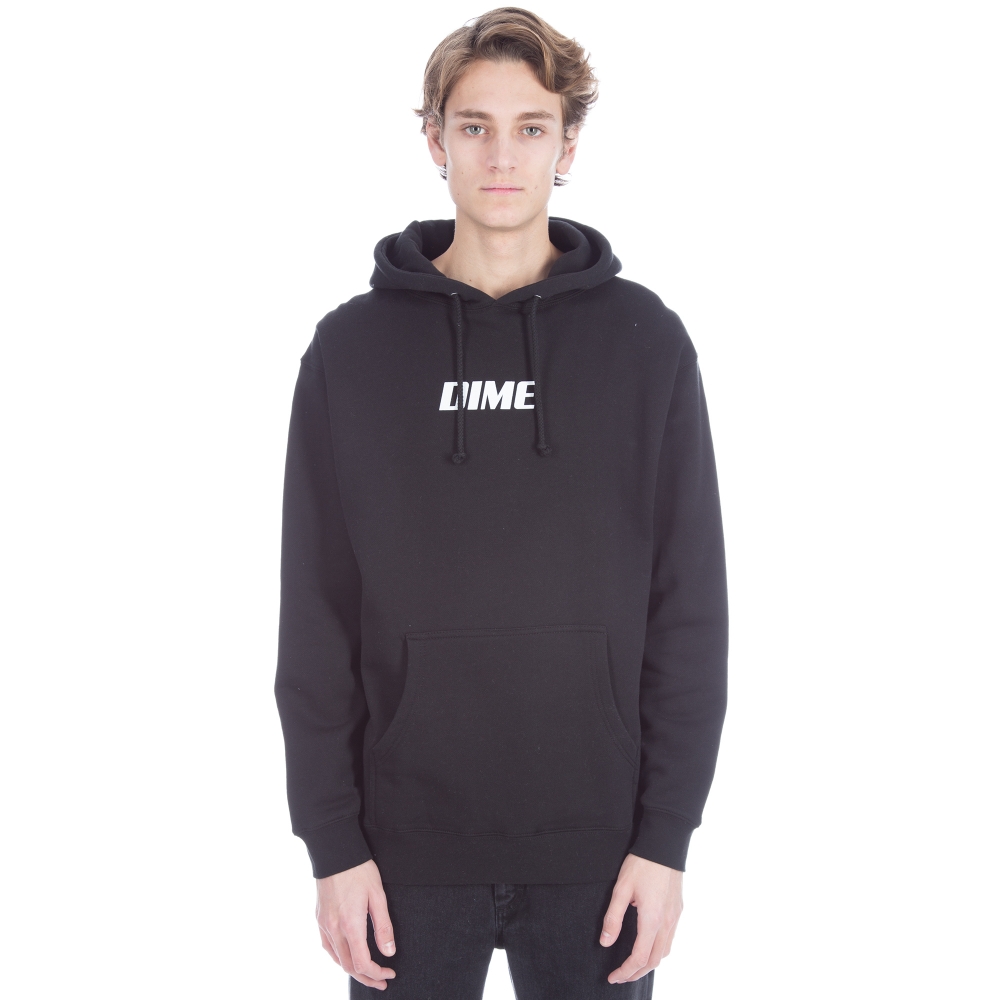 Dime Fast Pullover Hooded Sweatshirt (Black)