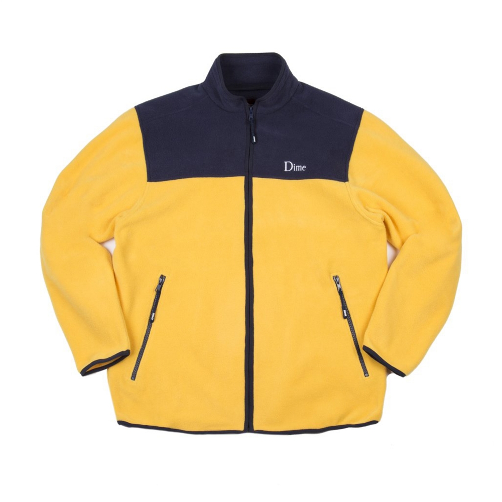Dime Fleece Jacket (Yellow)