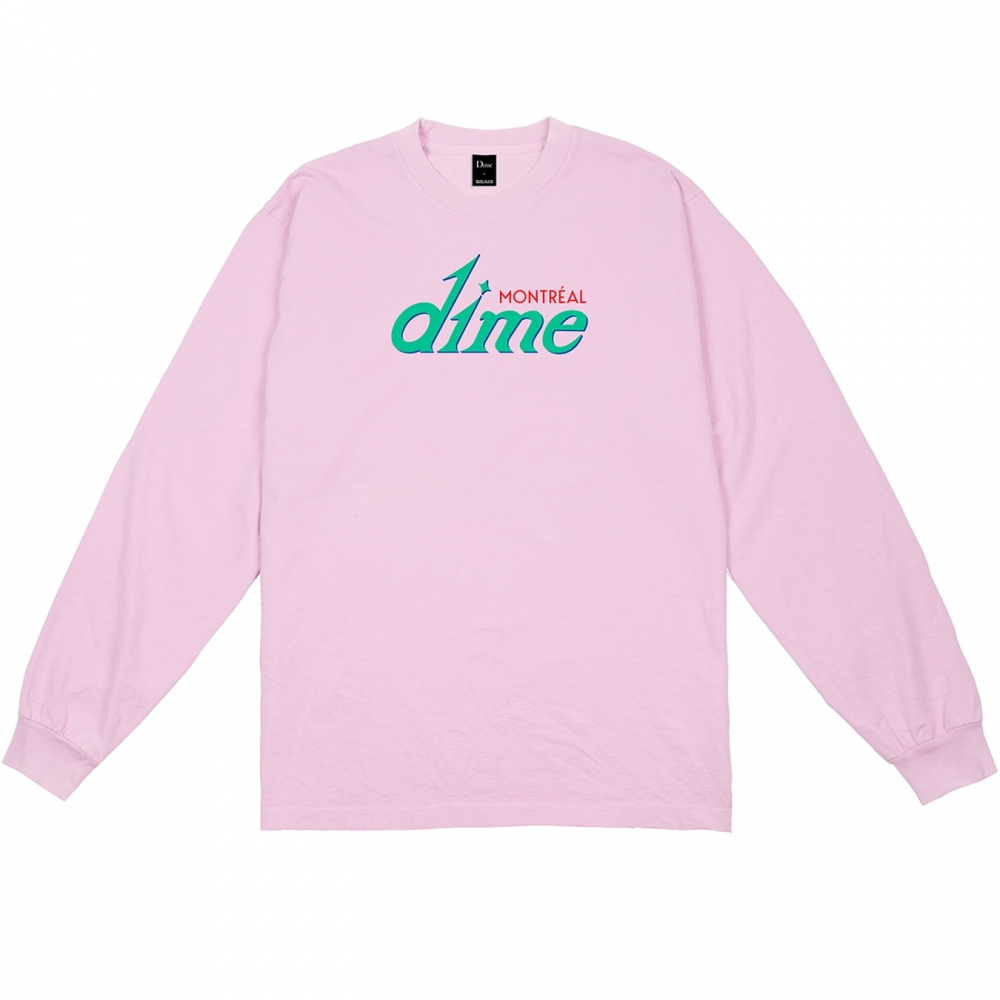Dime Hotel Long Sleeve T-Shirt (Pink)