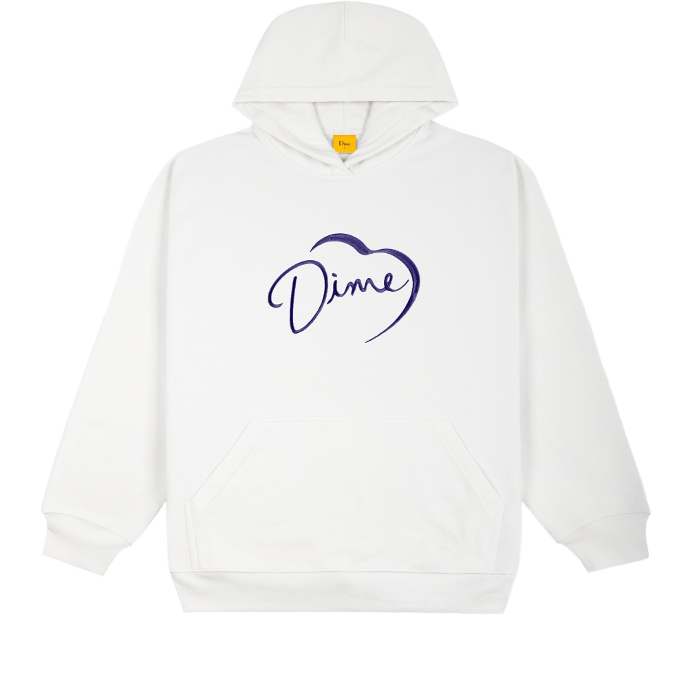 Dime I'm Alive Pullover Hooded Sweatshirt (White)