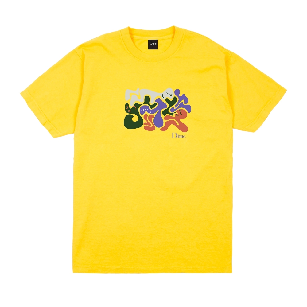 Dime Laying T-Shirt (Yellow)