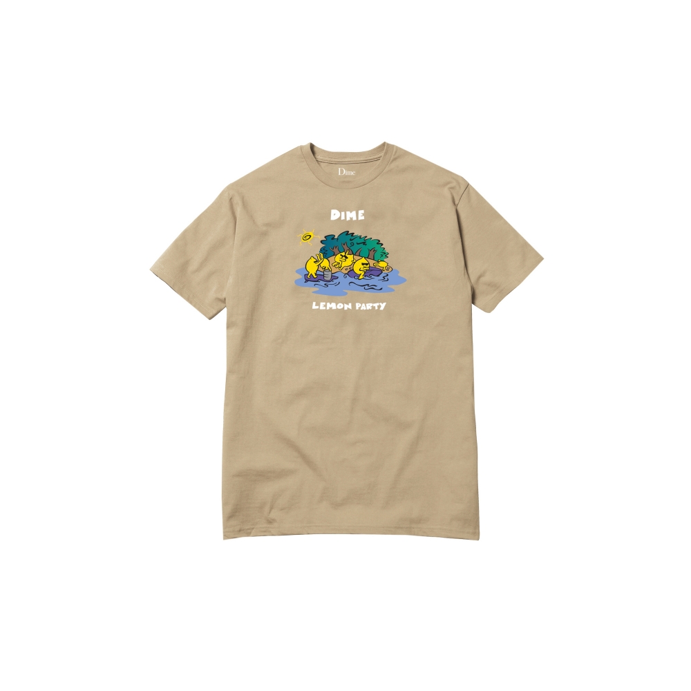 Dime Lemon Party T-Shirt (Sand)