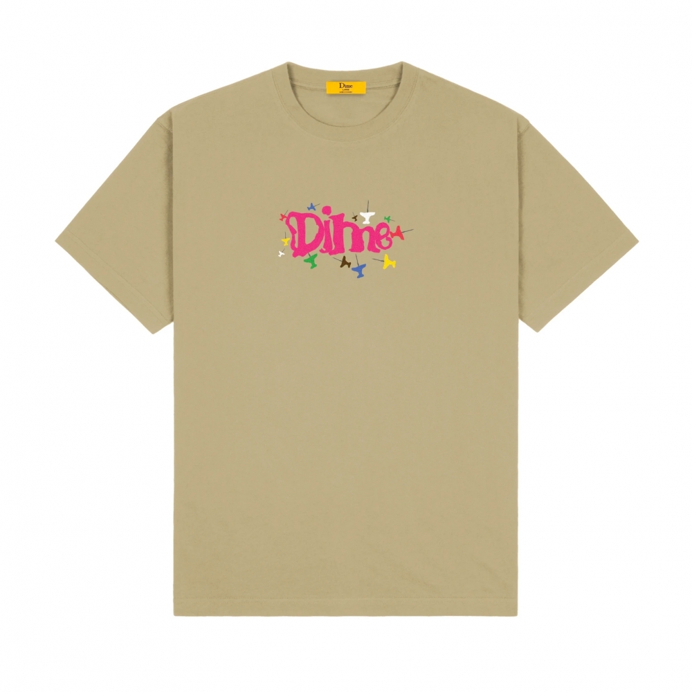 Dime Pin T-Shirt (Taupe) - DIMEHO22TAU - Consortium