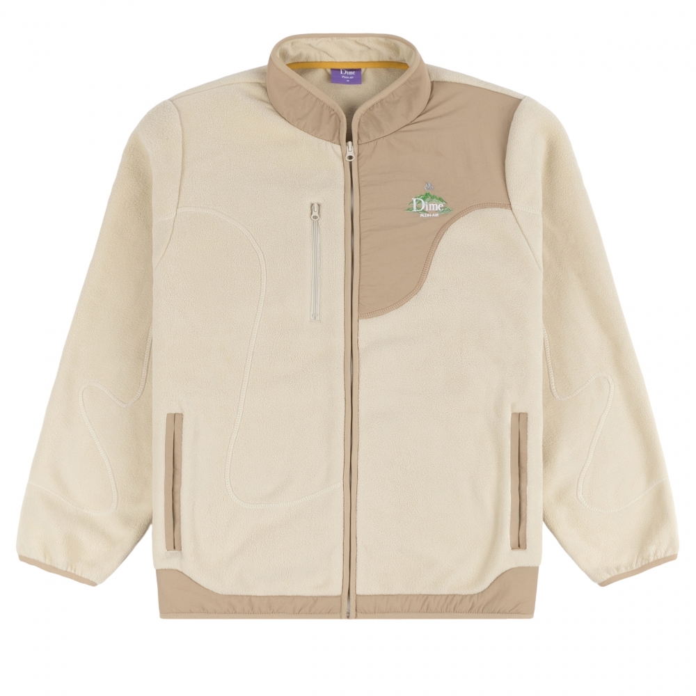 Dime Plein-Air Polar Fleece Jacket (Cream)
