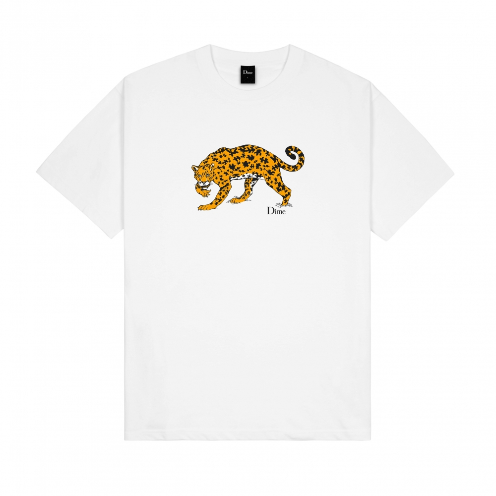 Dime Puzzle Cat T-Shirt (White)
