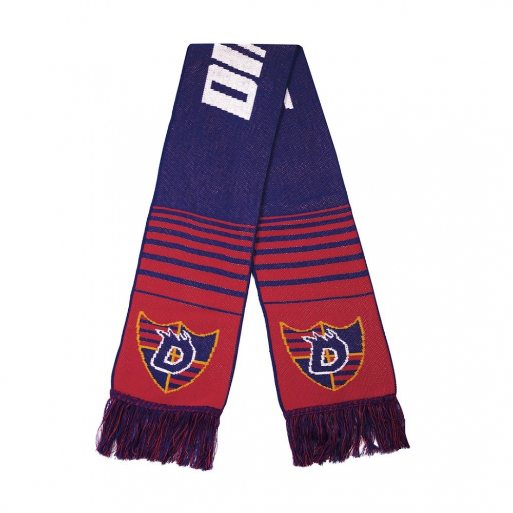 Dime Scarf (Blue/Red)