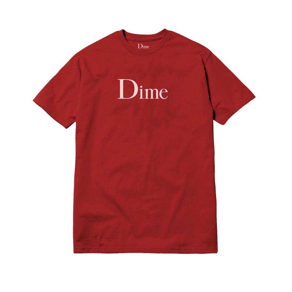 Dime Classic Logo T-Shirt (Cardinal)