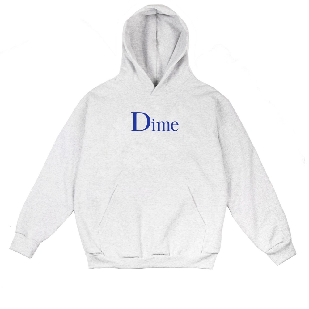 Dime Classic Logo Pullover Hooded Sweatshirt (Ash)