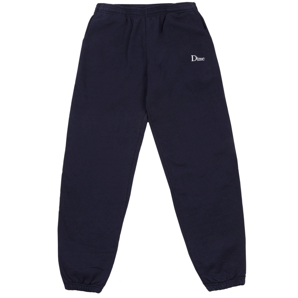 Dime Classic Embroidered Sweatpants (Navy)