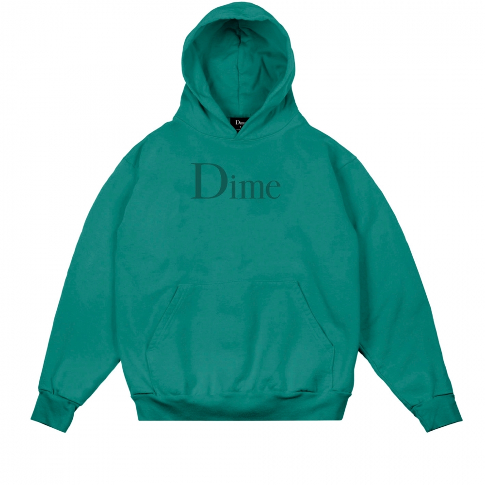 Dime Classic Logo Pullover Hooded Sweatshirt (Emerald)
