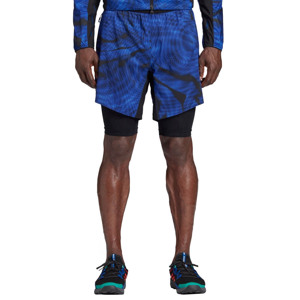 adidas TERREX by White Mountaineering 2-in-1 Shorts (Collegiate Royal)