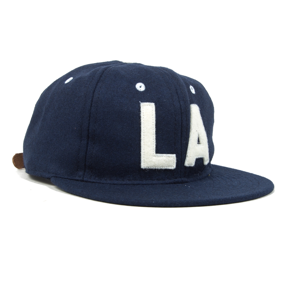 Ebbets Field Flannels Los Angeles Angels 1954 Ballcap (Navy Wool)