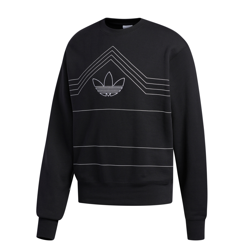 adidas Originals Rivalry Crew Neck Sweatshirt (Black/White)