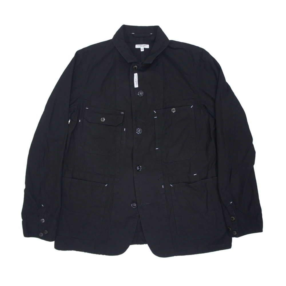Engineered Garments Coverall Jacket (Black 7.5oz Slub Denim)