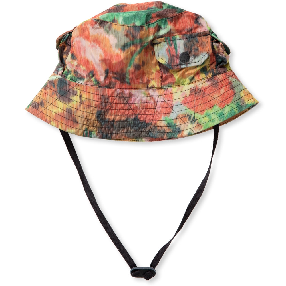 Engineered Garments Explorer Hat (Multi Colour Polyester Floral Camo)