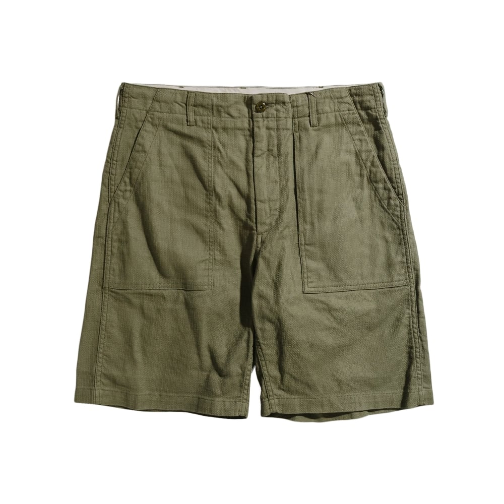 Engineered Garments Fatigue Shorts (Olive CL Java Cloth)