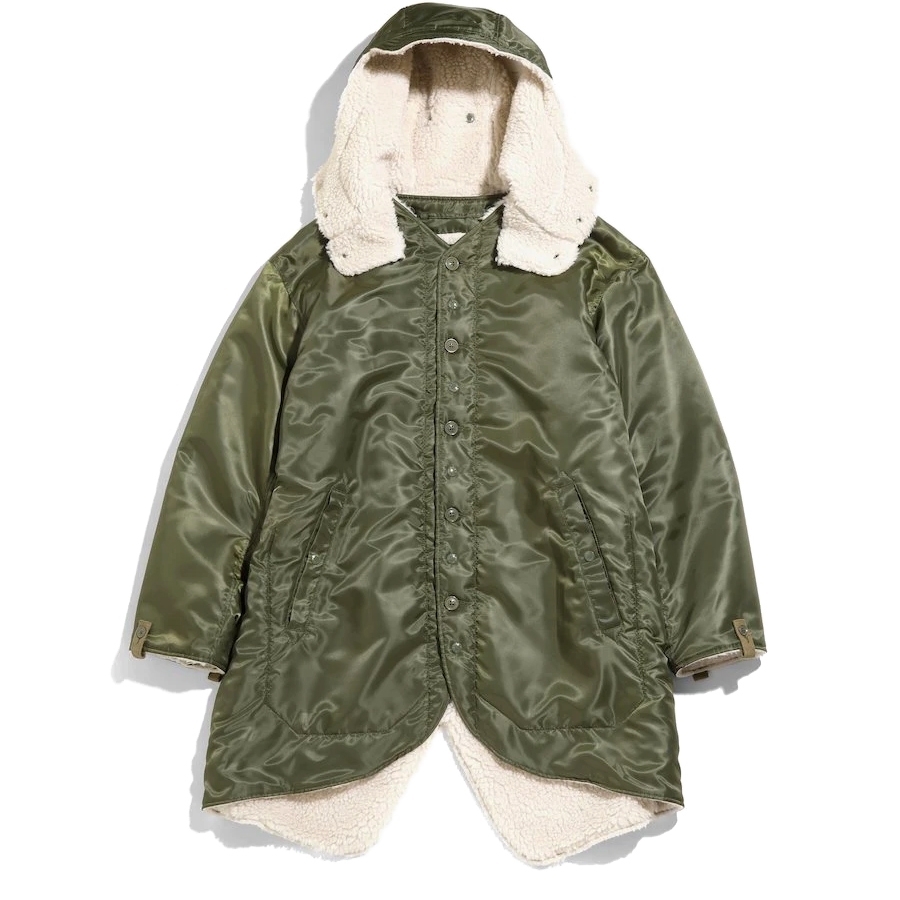 Engineered Garments Liner Jacket (Olive Drab Polyester Pilot Twill)