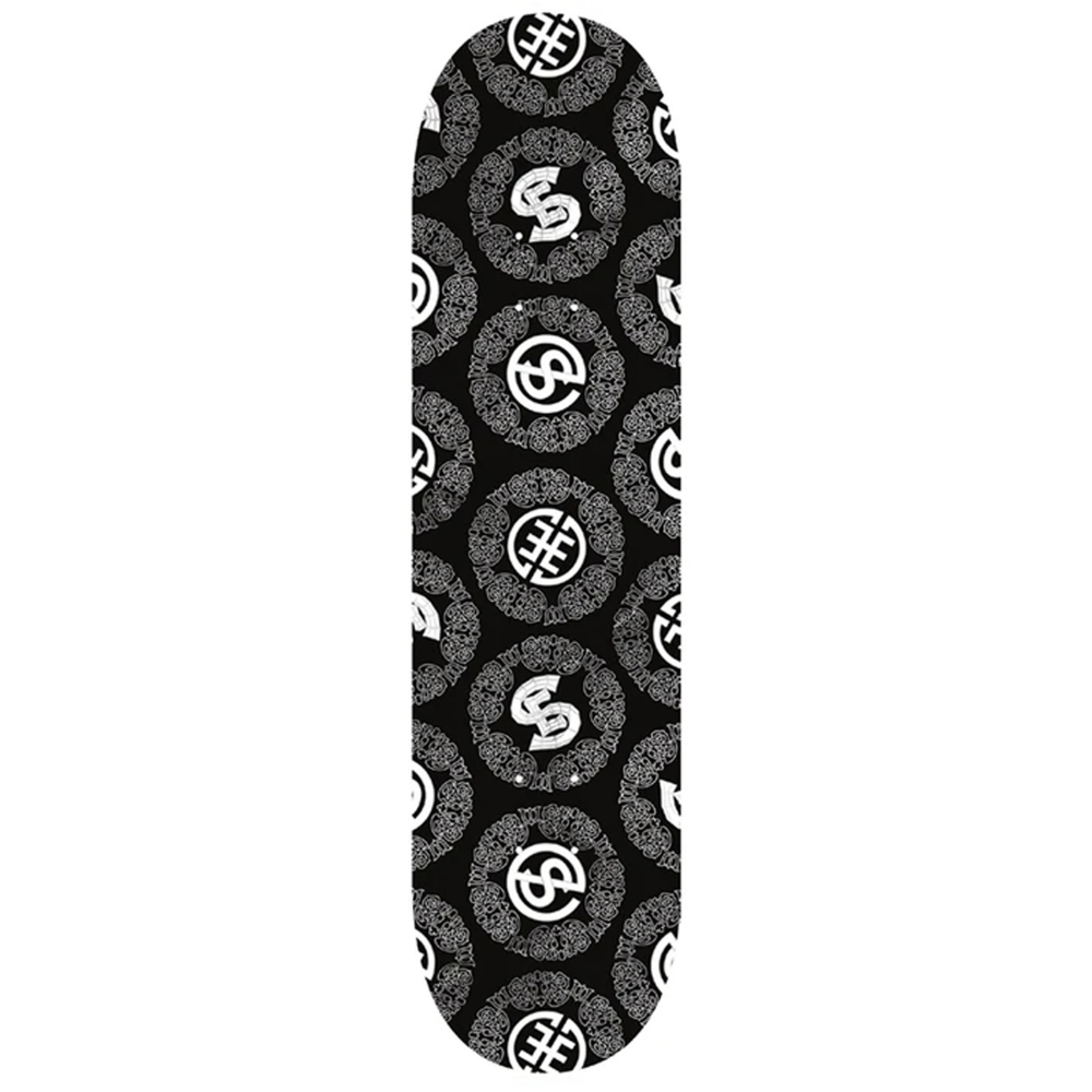 Evisen Skateboards Circle Syndicate Skateboard Deck 8.5" (Black)