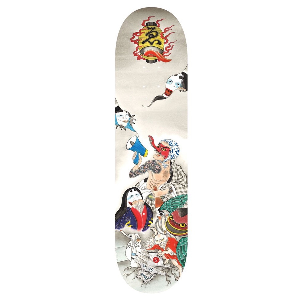 Evisen Skateboards Hyakki Yaenzu Skateboard Deck 8.5" (Right)