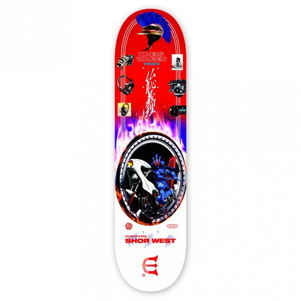 Evisen Skateboards Shor West Skateboard Deck 8.0"