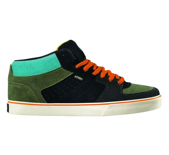 Etnies Recognition Skate Shoes - Faction Mid (Black)