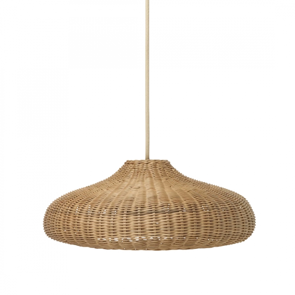 ferm LIVING Braided Pendant Disk Lampshade (Natural)