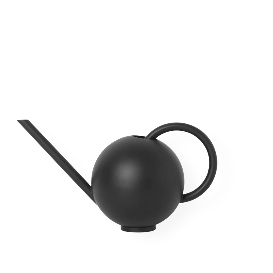ferm LIVING Orb Watering Can (Black)