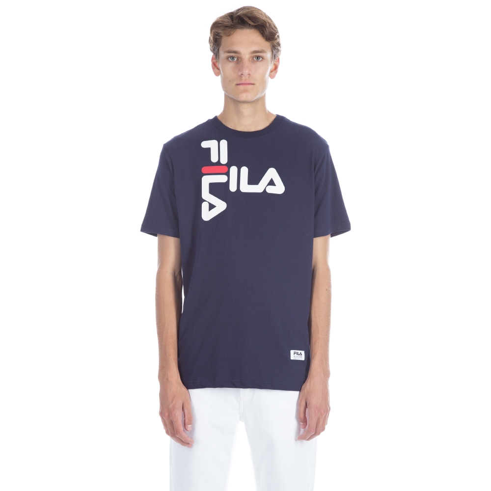FILA Black Line Diago T-Shirt (Peacoat) - Consortium.