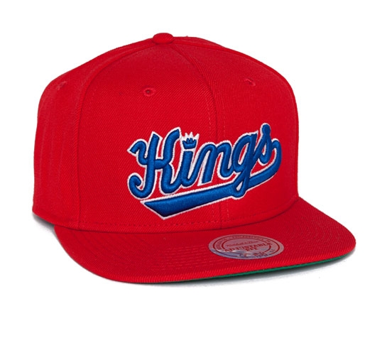 Mitchell & Ness Sacramento Kings Snapback Cap (Red)