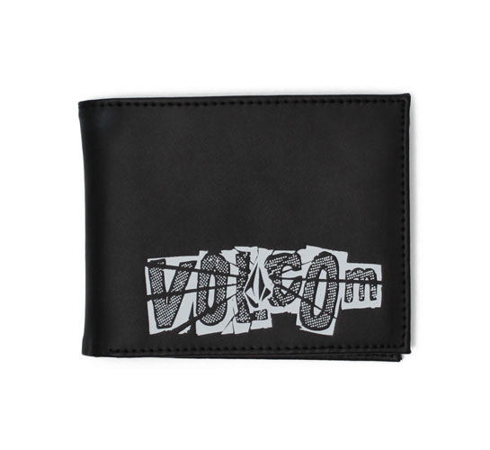 Volcom Wallet - Causey Leather Wallet (Black)