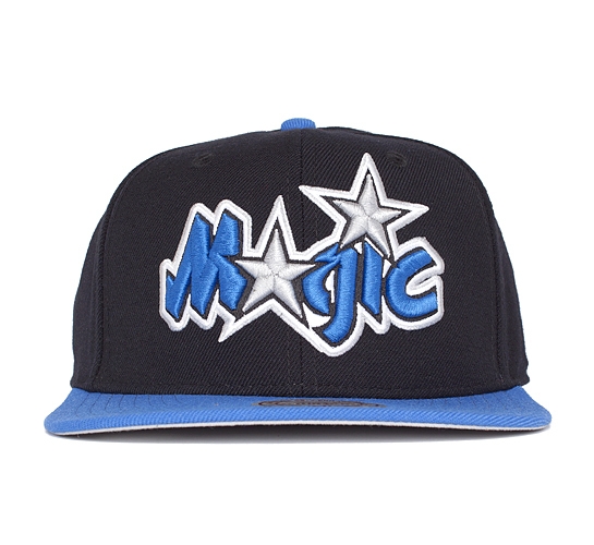 Mitchell & Ness Orlando Magic 2 Tone Snapback Cap (Black/Blue)