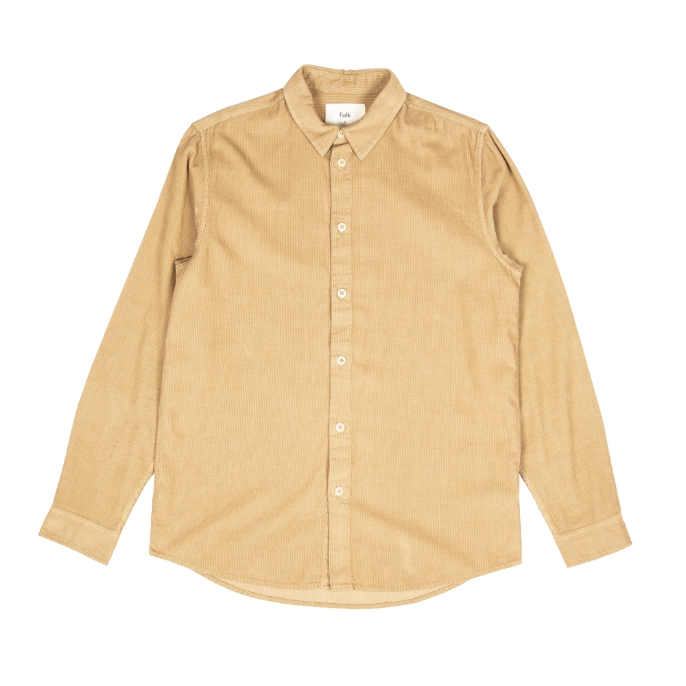 Folk Baby Cord Shirt (Tan)