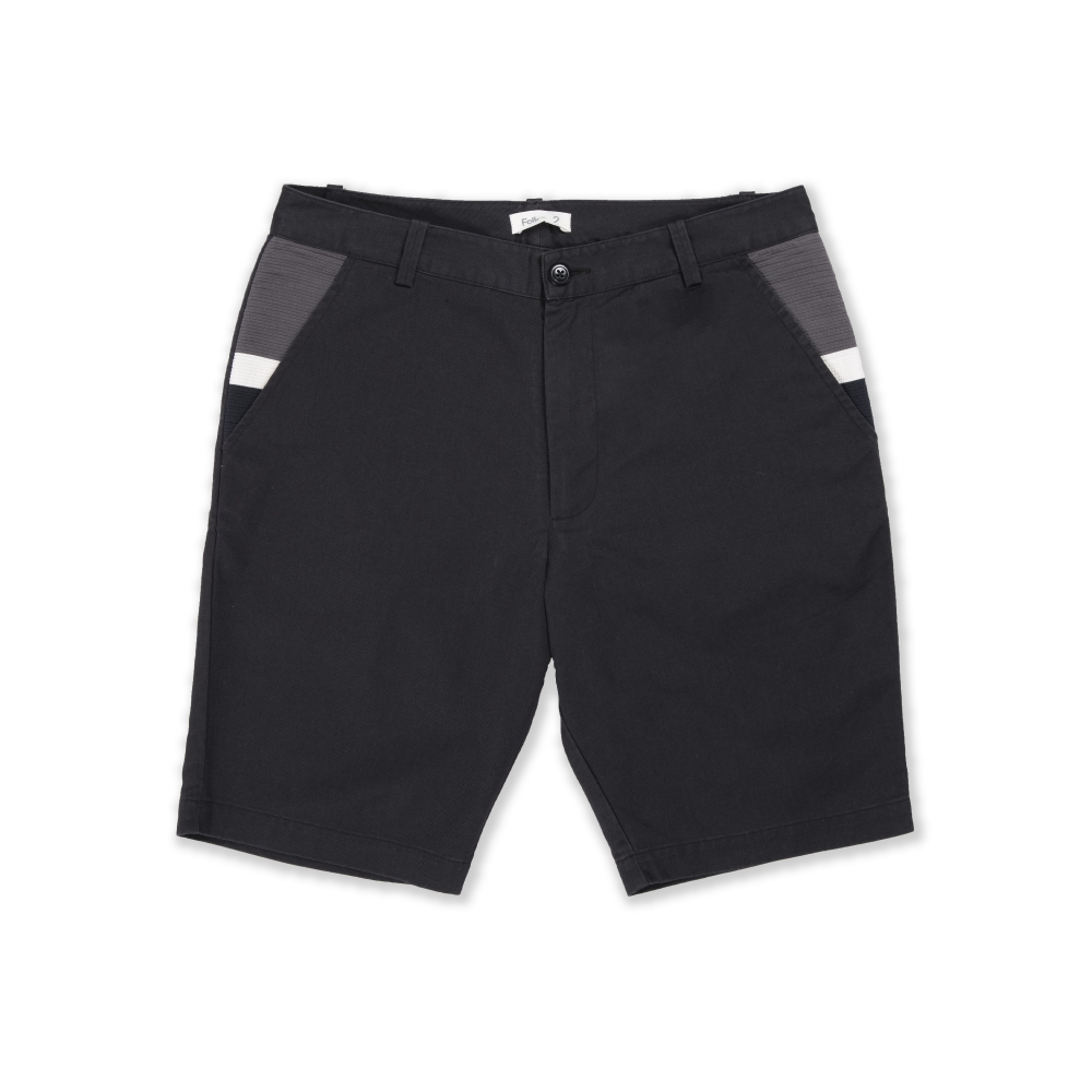 Folk Layered Shorts (Charcoal)