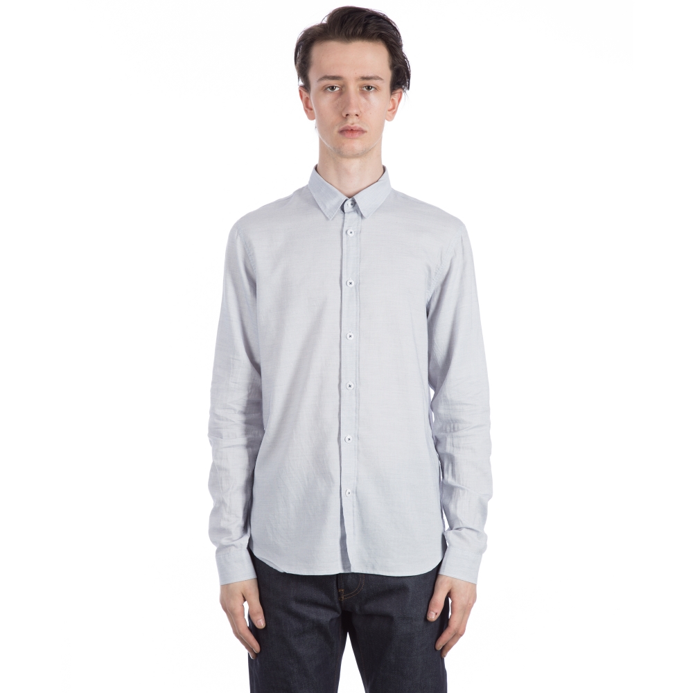 Folk Smart Long Sleeve Shirt (Ecru Blue)