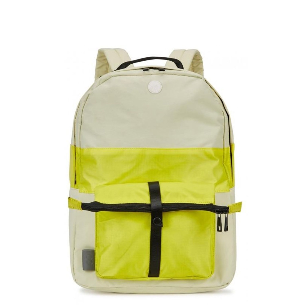 Folk Pocket Backpack (Soft Lemon Yellow)