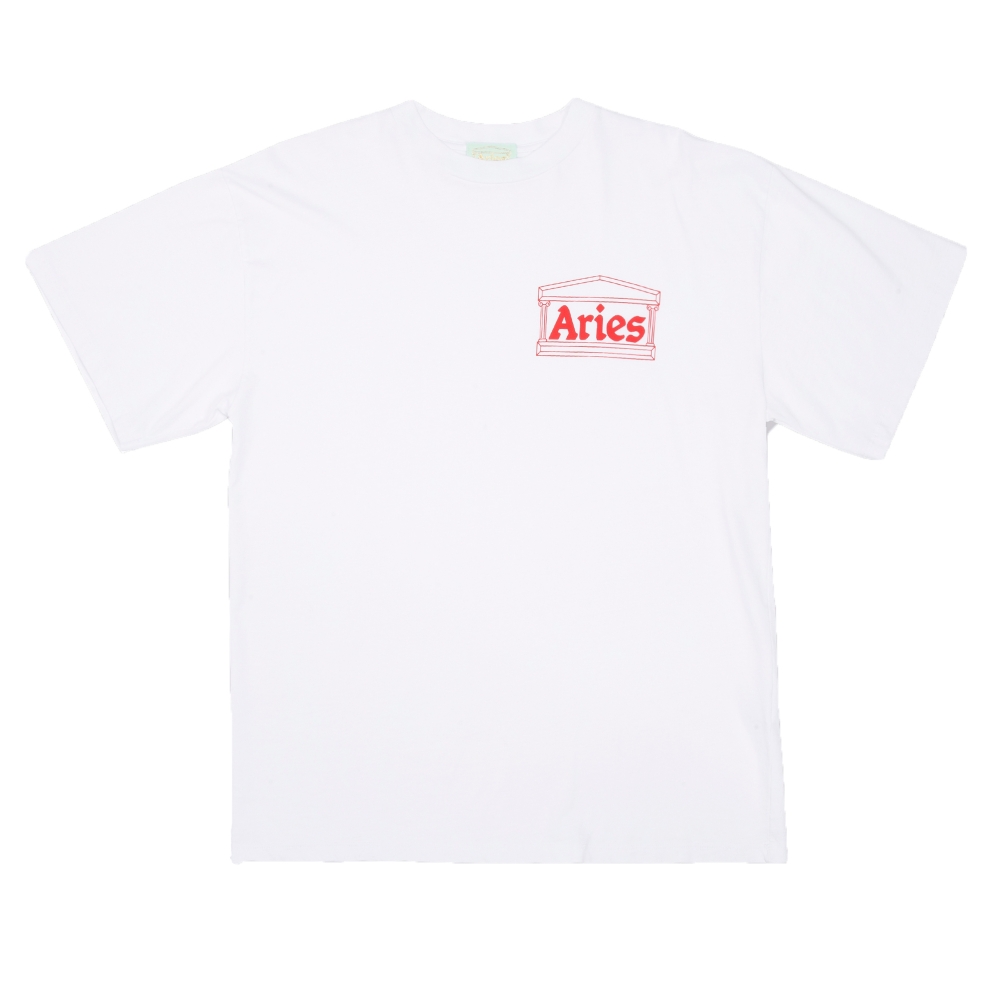 Aries Logo T-Shirt (White/Red)