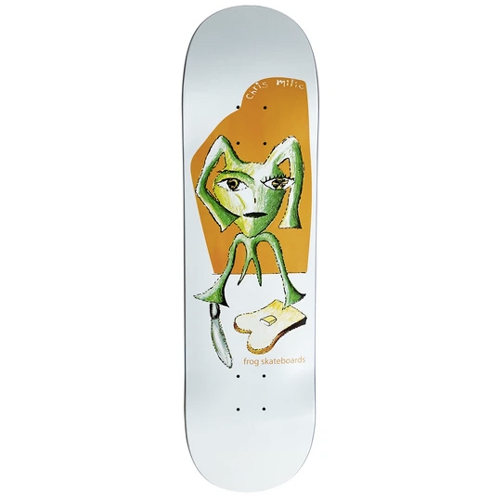 Frog Skateboards Toast Chris Milic Skateboard Deck 8.6"