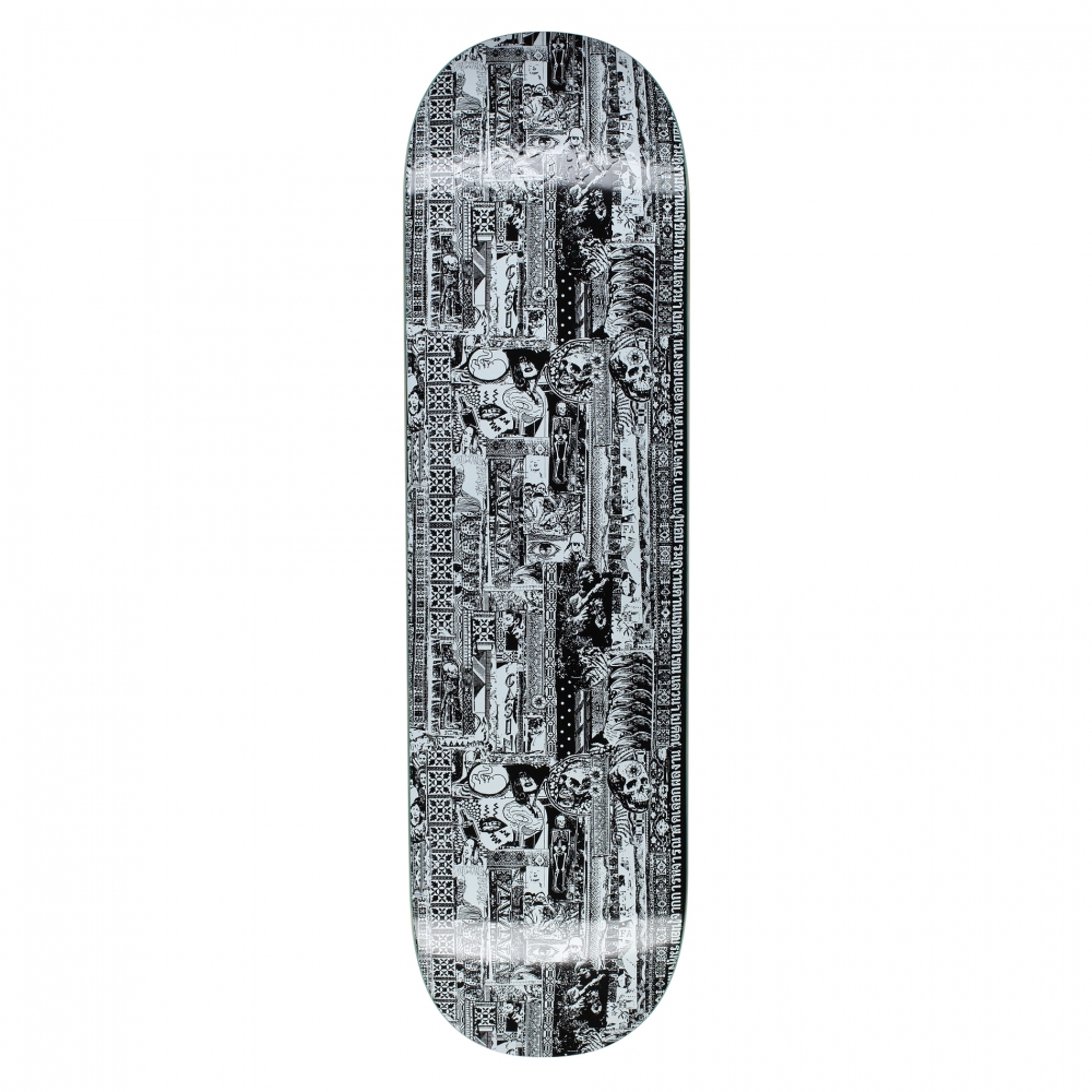 Fucking Awesome Acupuncture Skateboard Deck 8.5" (Black/White)