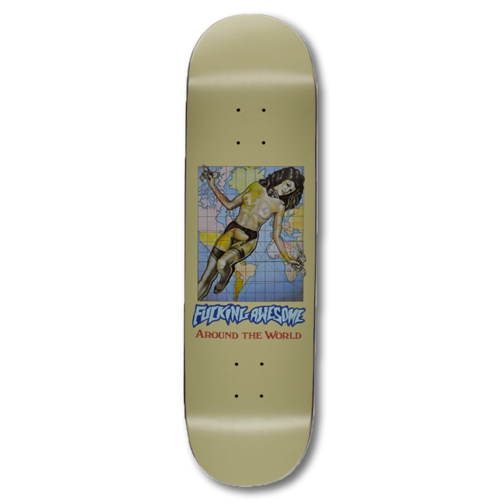 Fucking Awesome Around The World Skateboard Deck 8.5"