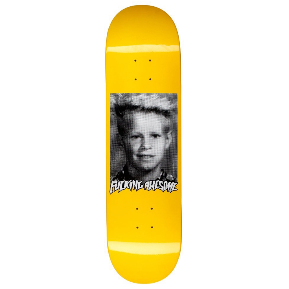 Fucking Awesome AVE Class Photo Skateboard Deck 8.38" (Yellow)