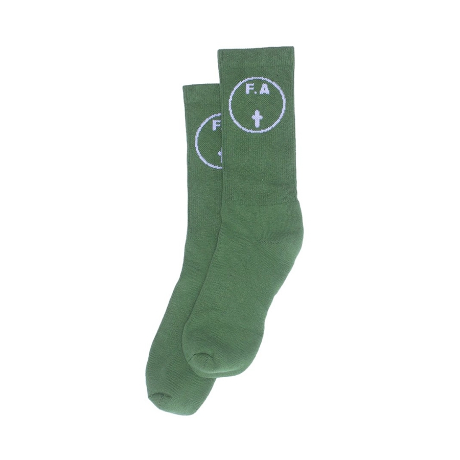 Fucking Awesome Cross Socks (Green)