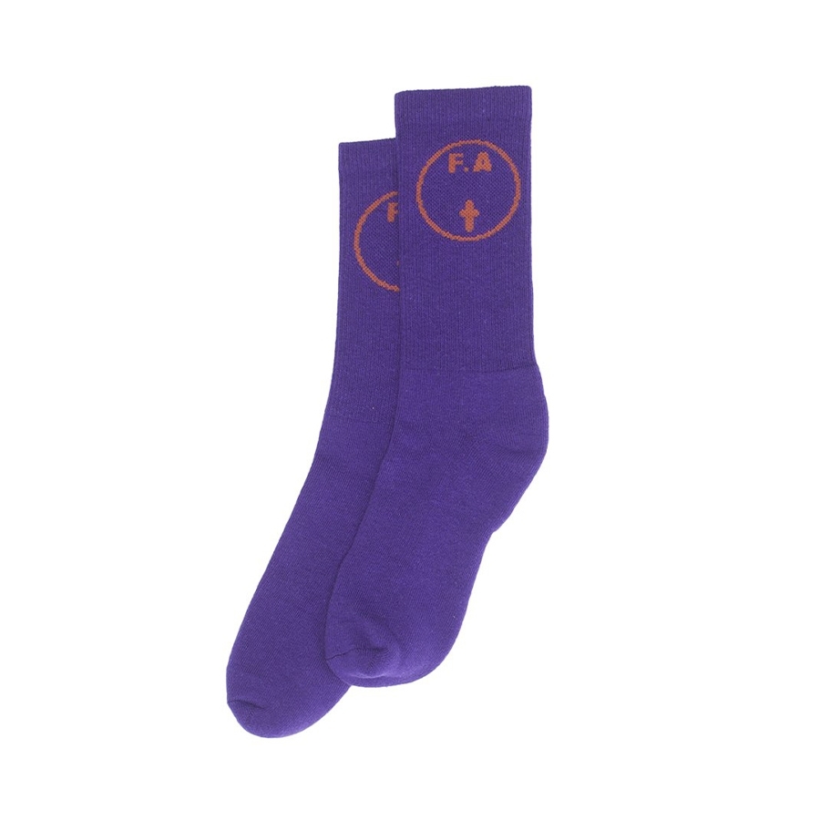 Fucking Awesome Cross Socks (Purple)