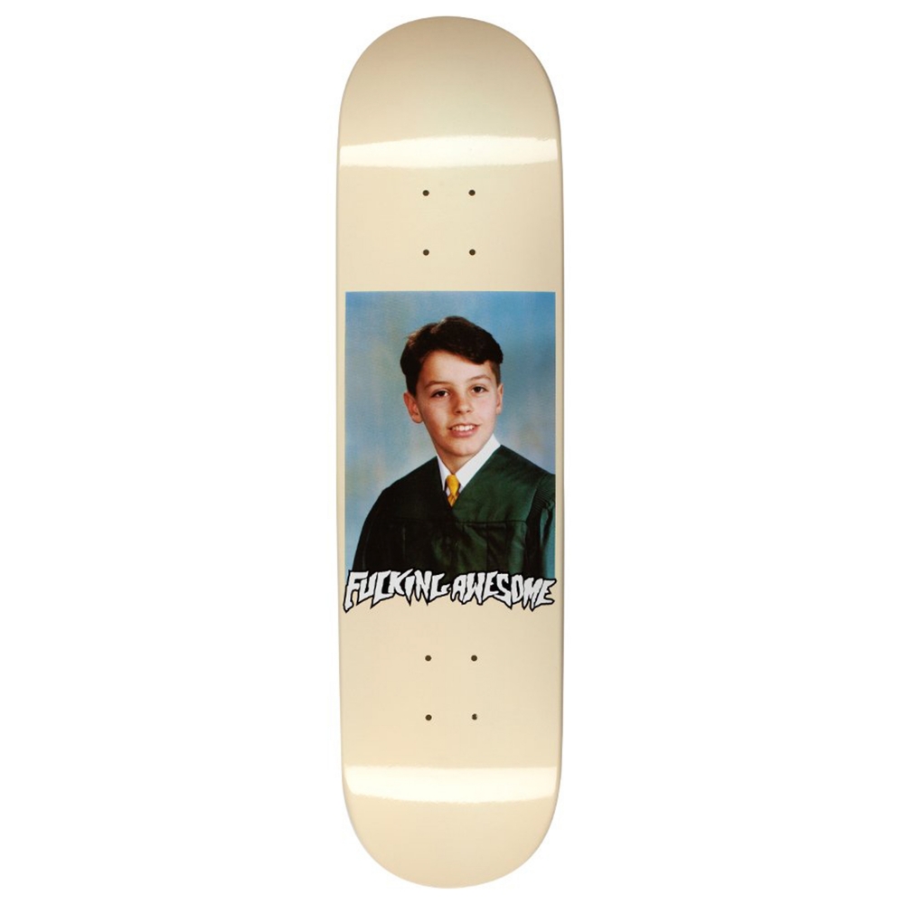Fucking Awesome Gino Class Photo Skateboard Deck 8.18" (Cream)